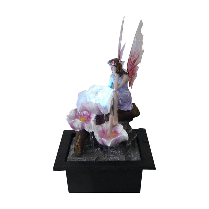 Willow &amp; Silk Water Feature Fountain Fantasy Fairy 23x20x28cm
