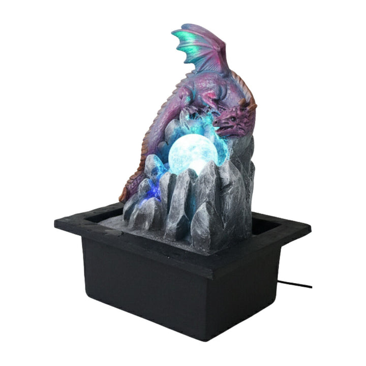 Willow &amp; Silk Water Feature Fountain Mythic Dragon 23x20x28cm