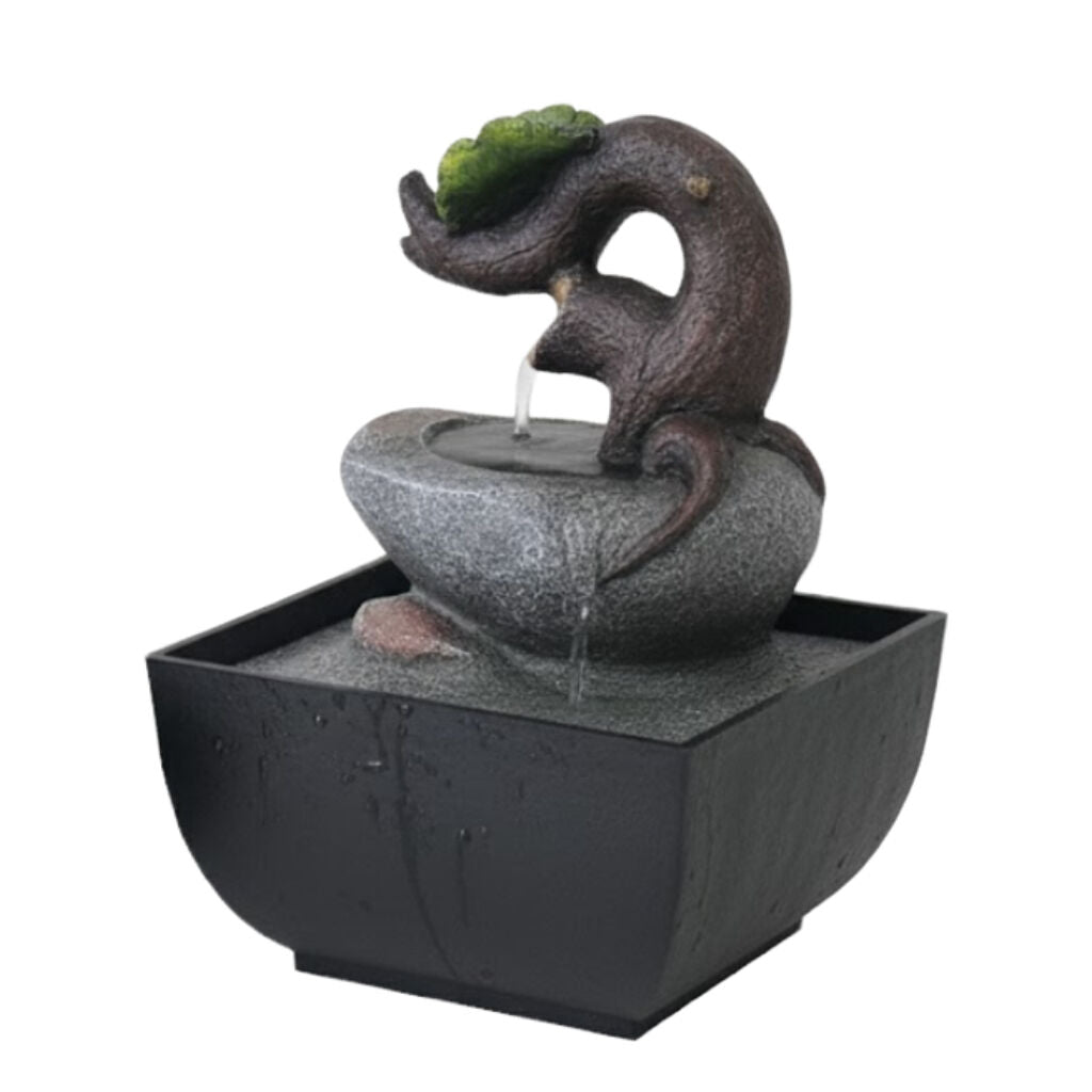Willow &amp; Silk Water Feature Fountain Water Bonsai 14x14x22cm