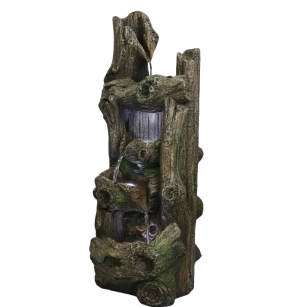 Willow &amp; Silk Water Feature Fountain Raining Forest 46x36x100cm