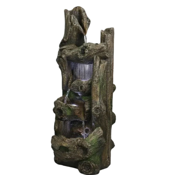 Willow &amp; Silk Water Feature Fountain Raining Forest 46x36x100cm
