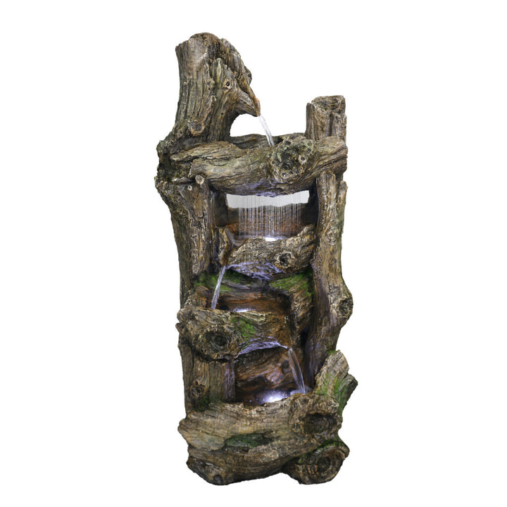 Willow &amp; Silk Water Feature Fountain Raining Forest 46x36x100cm
