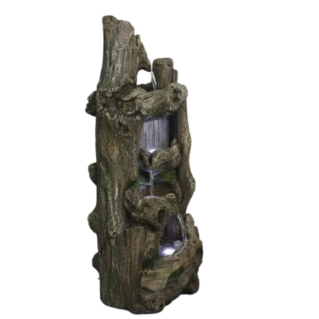 Willow &amp; Silk Water Feature Fountain Raining Forest 46x36x100cm