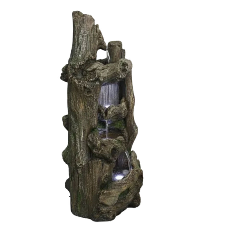 Willow &amp; Silk Water Feature Fountain Raining Forest 46x36x100cm