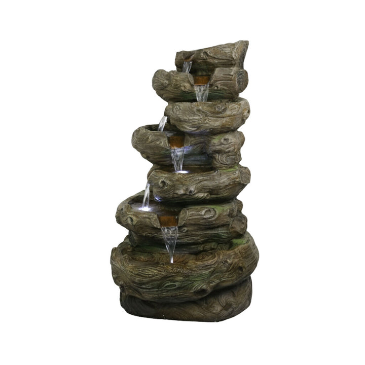 Willow &amp; Silk Water Feature Fountain Natural Driftwood 57x50x94cm