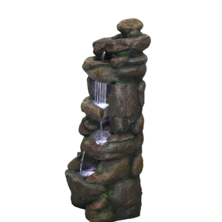 Willow &amp; Silk Water Feature Fountain Raining Ridge 46x36x100cm