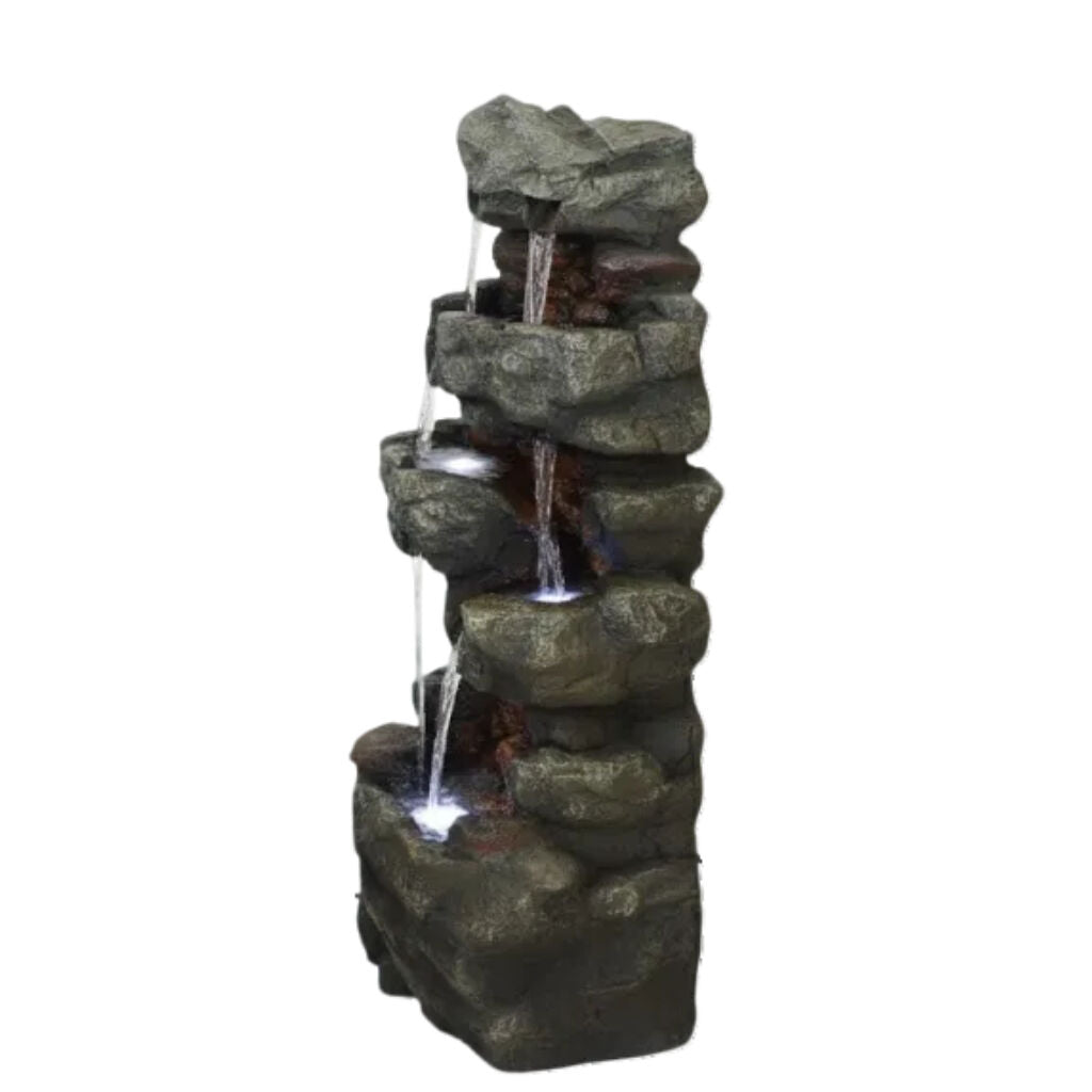 Willow &amp; Silk Water Feature Fountain Rockflow Harmony 54x43x100cm