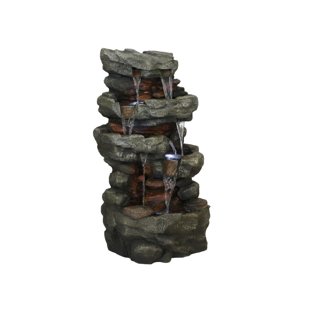Willow &amp; Silk Water Feature Fountain Rockflow Harmony 54x43x100cm