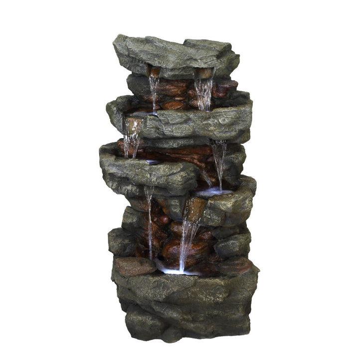 Willow &amp; Silk Water Feature Fountain Rockflow Harmony 54x43x100cm