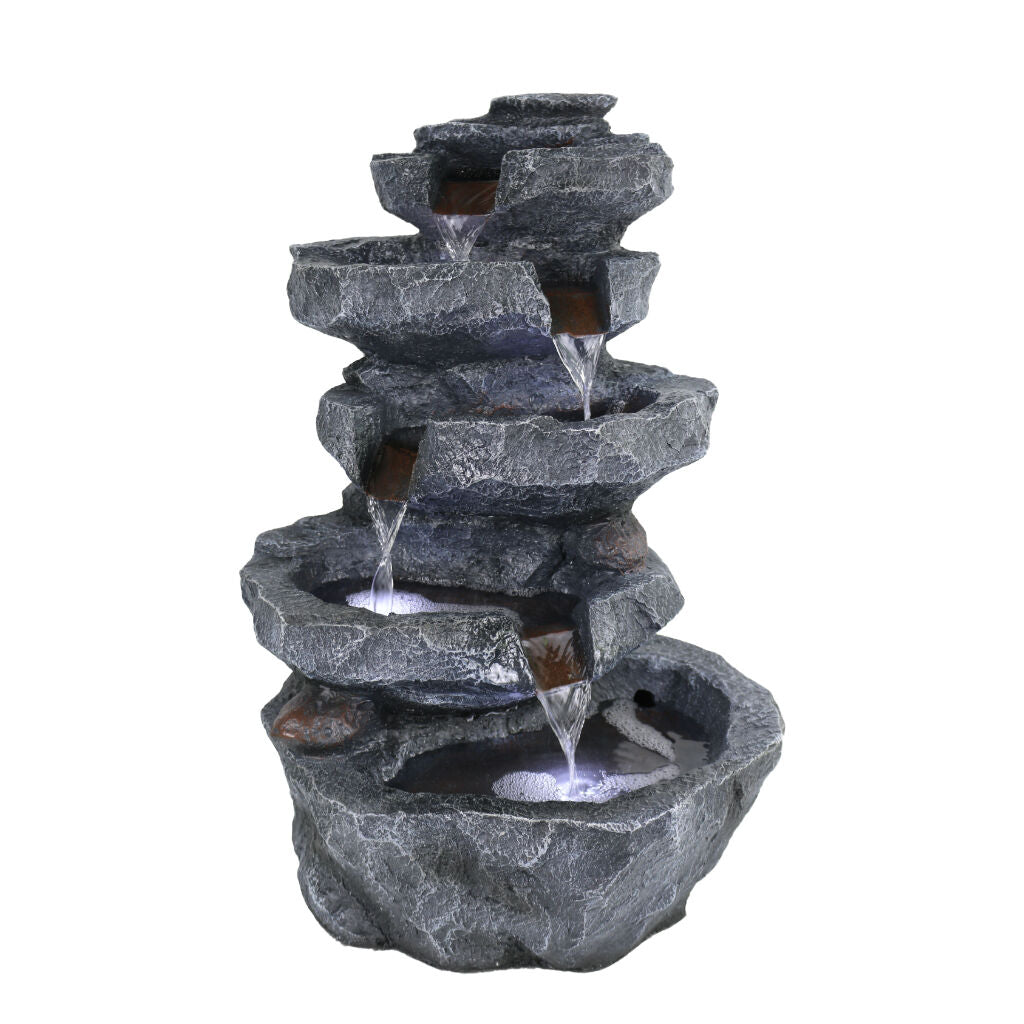 Willow &amp; Silk Water Feature Fountain Stony Oasis 38x30x56cm