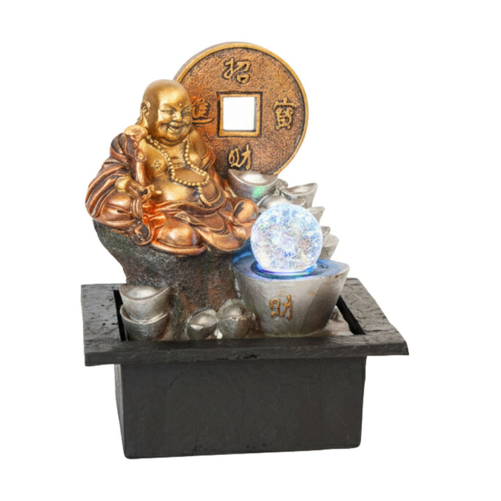 Willow &amp; Silk Water Feature Fountain Block Bowl 38x41x120cm
