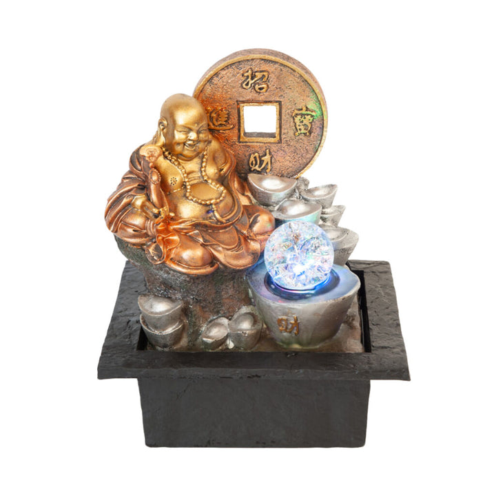 Willow &amp; Silk Water Feature Fountain Block Bowl 38x41x120cm