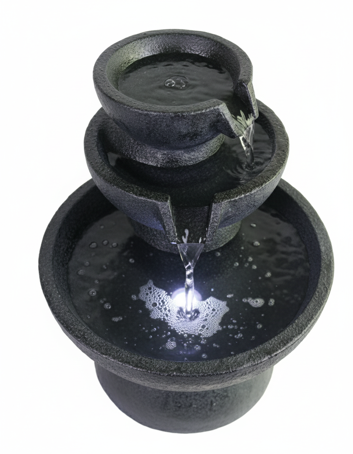 Willow &amp; Silk Water Feature Fountain Contempo 45x45x50cm