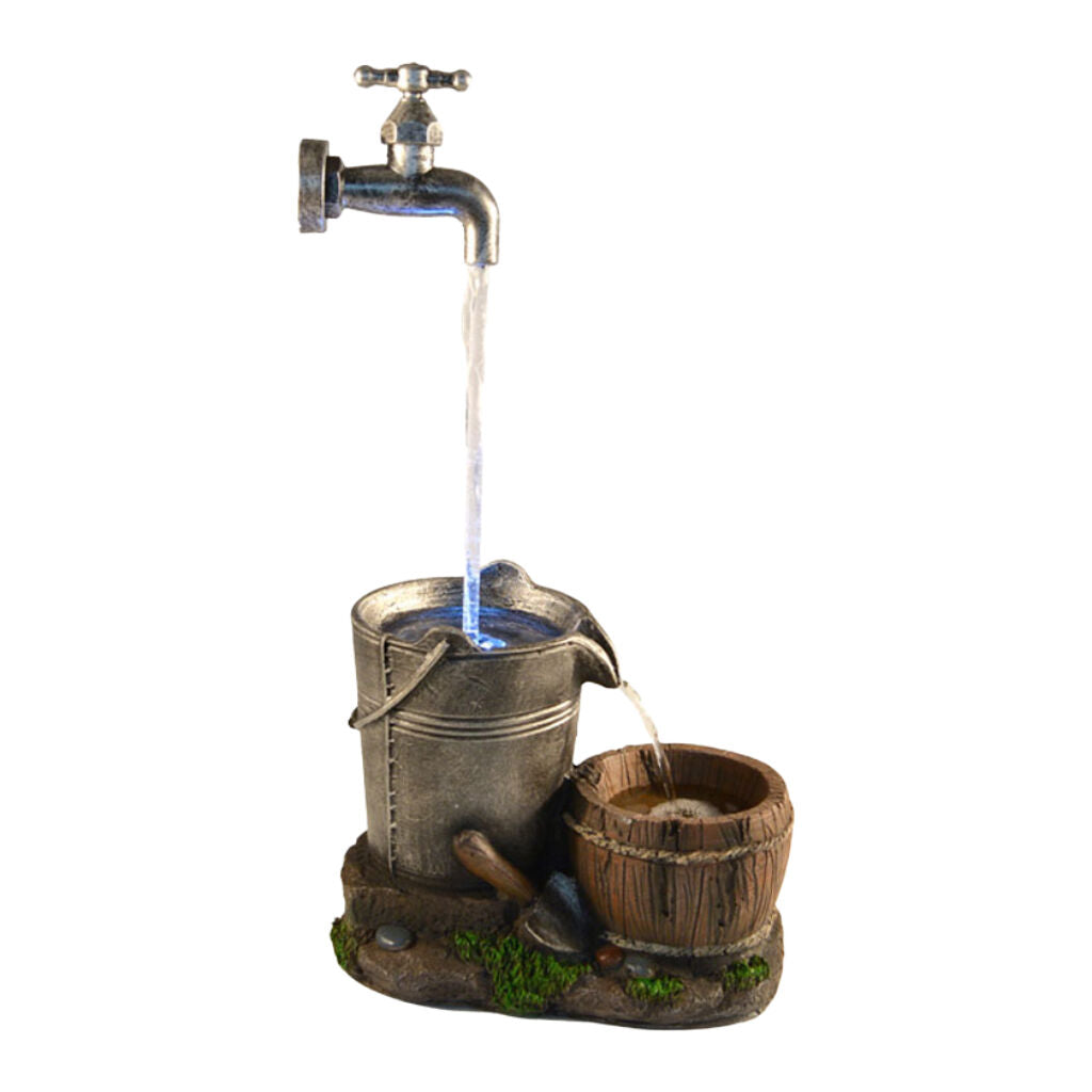 Willow &amp; Silk Water Feature Fountain Illusion Tap 26x14x45cm