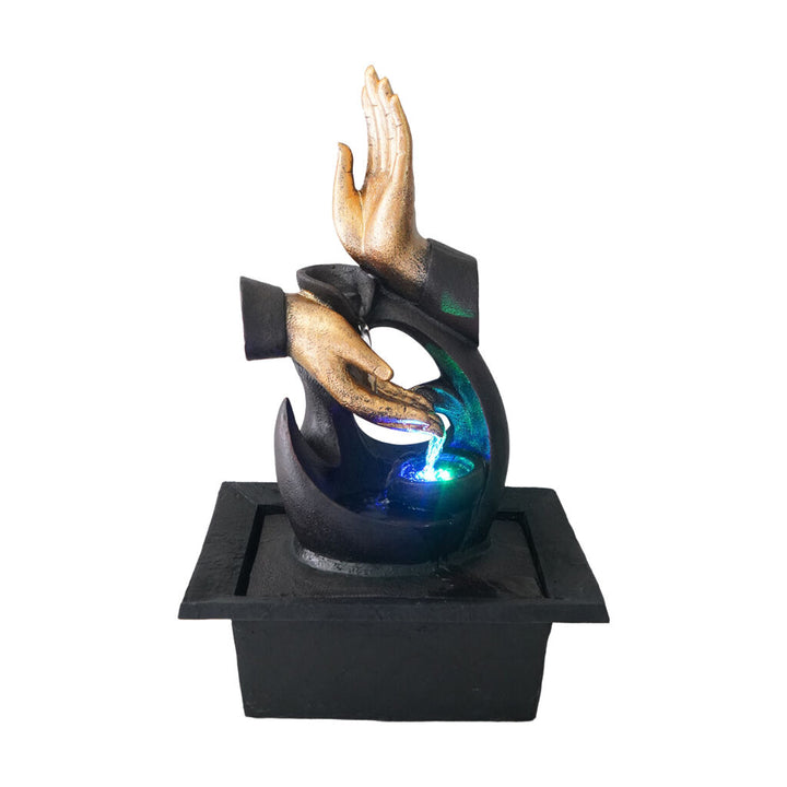 Willow &amp; Silk Water Feature Fountain Graceful Hands 30x24x40cm