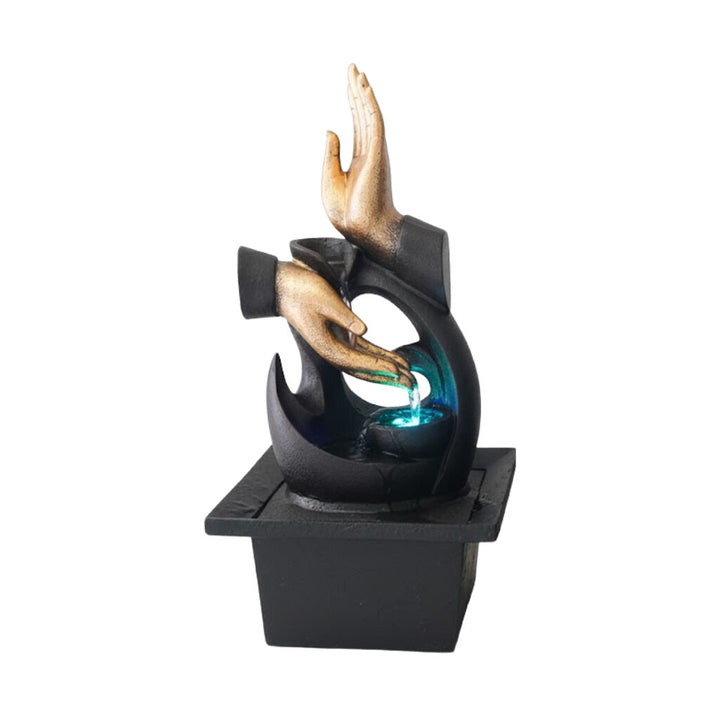 Willow &amp; Silk Water Feature Fountain Graceful Hands 30x24x40cm