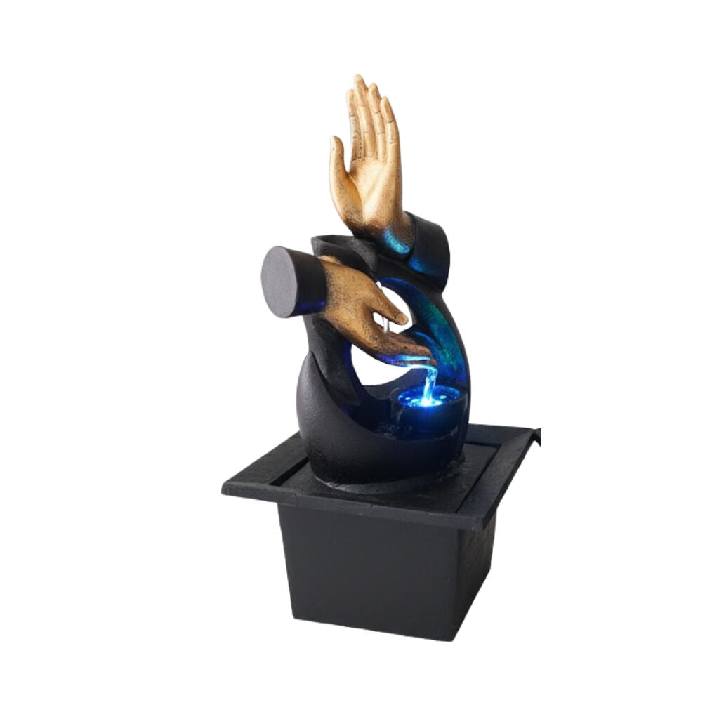 Willow &amp; Silk Water Feature Fountain Graceful Hands 30x24x40cm