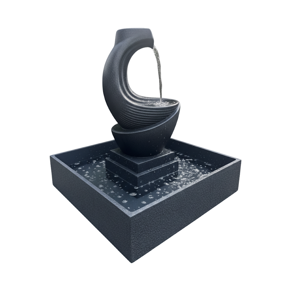 Willow &amp; Silk Water Feature Fountain Artistry 105x105x125cm