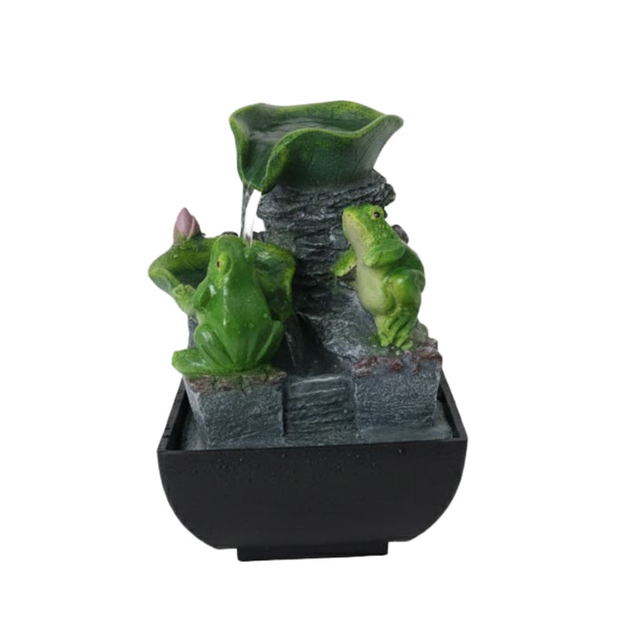 Willow &amp; Silk Water Feature Fountain Frog Trickle 13x13x19cm
