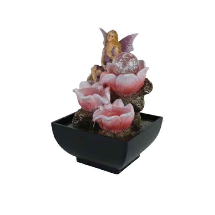 Willow &amp; Silk Water Feature Fountain Floret Fairy 13x13x18cm