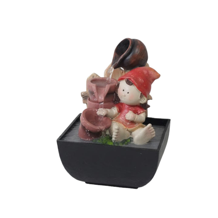 Willow &amp; Silk Water Feature Fountain Magical Elf 14x14x22cm