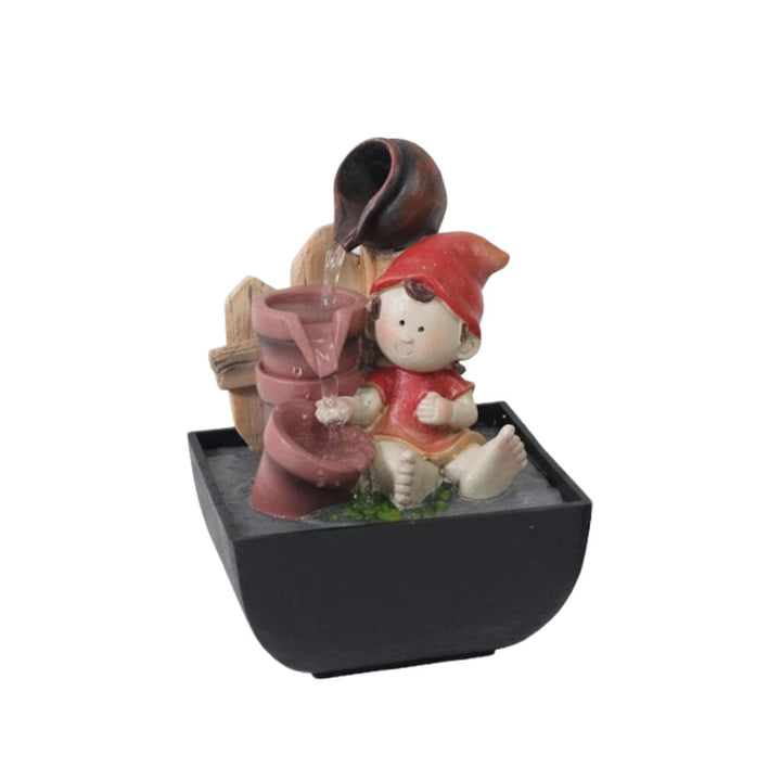 Willow &amp; Silk Water Feature Fountain Magical Elf 14x14x22cm