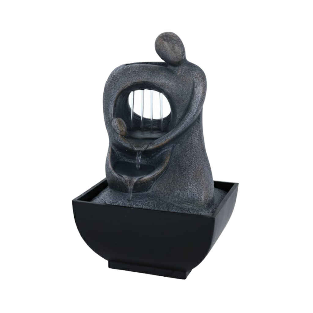 Willow &amp; Silk Water Feature Fountain Raining Kindness 14x14x20cm