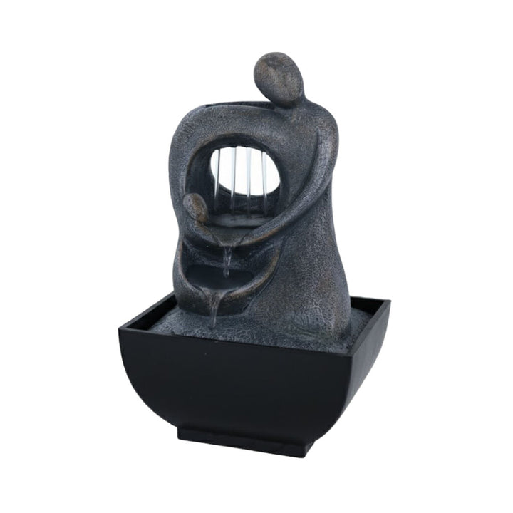 Willow &amp; Silk Water Feature Fountain Raining Kindness 14x14x20cm