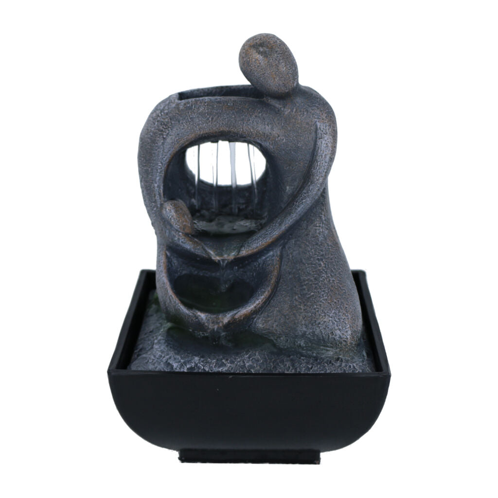 Willow &amp; Silk Water Feature Fountain Raining Kindness 14x14x20cm