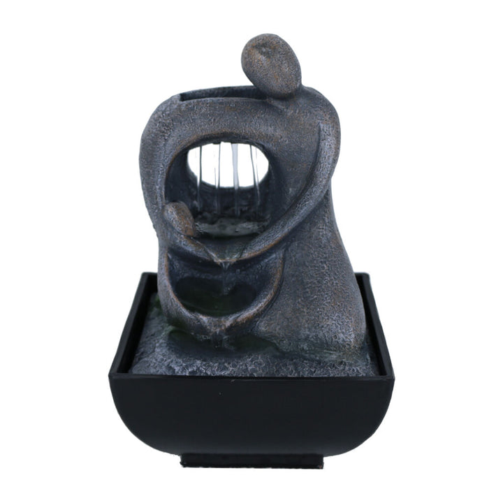 Willow &amp; Silk Water Feature Fountain Raining Kindness 14x14x20cm