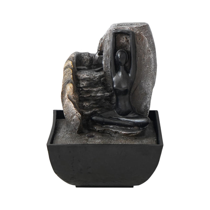 Willow &amp; Silk Water Feature Fountain Yoga Trickle 14x14x18cm