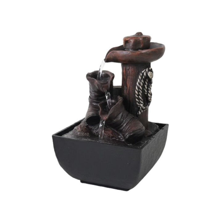 Willow &amp; Silk Water Feature Fountain Aussie Rancher 14x14x22cm