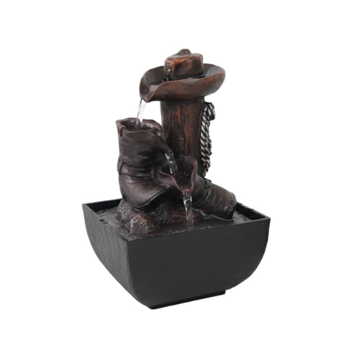 Willow &amp; Silk Water Feature Fountain Aussie Rancher 14x14x22cm