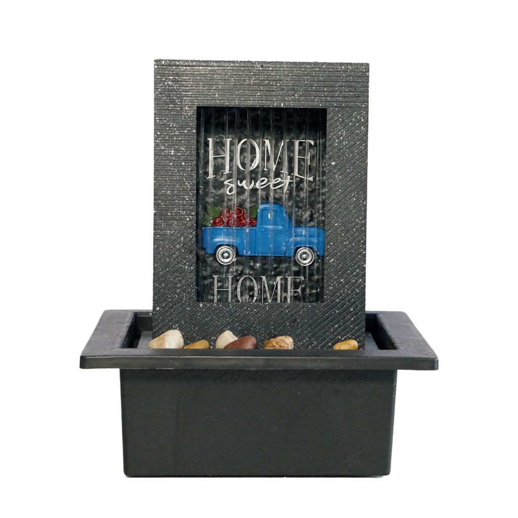 Willow &amp; Silk Water Feature Fountain Sweet Home Rain 21x18x25cm