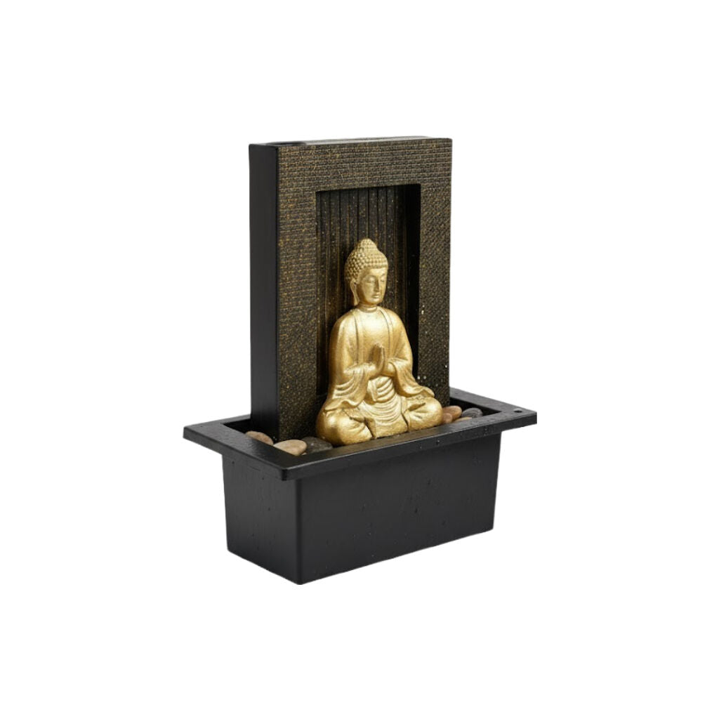 Willow &amp; Silk Water Feature Fountain Zen Rain 21x18x25cm