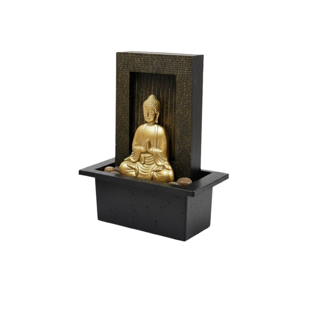 Willow &amp; Silk Water Feature Fountain Zen Rain 21x18x25cm