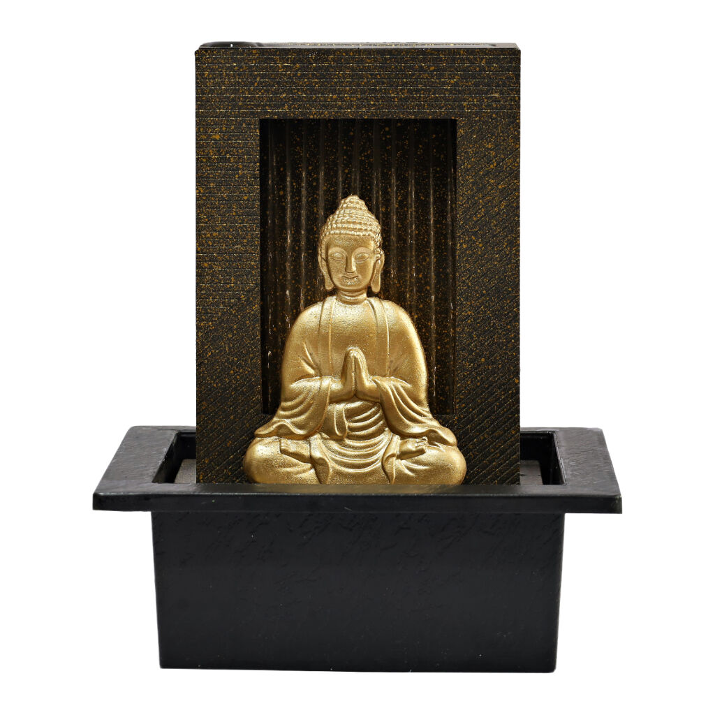 Willow &amp; Silk Water Feature Fountain Zen Rain 21x18x25cm