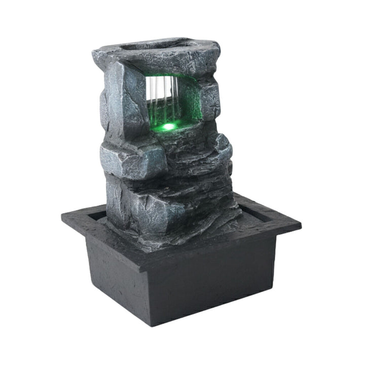 Willow &amp; Silk Water Feature Fountain Raining Slab 23x20x28cm