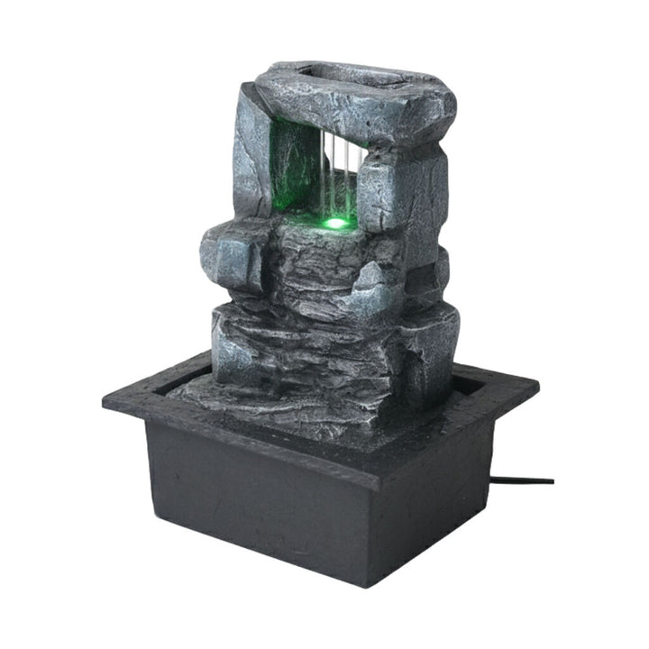 Willow &amp; Silk Water Feature Fountain Raining Slab 23x20x28cm