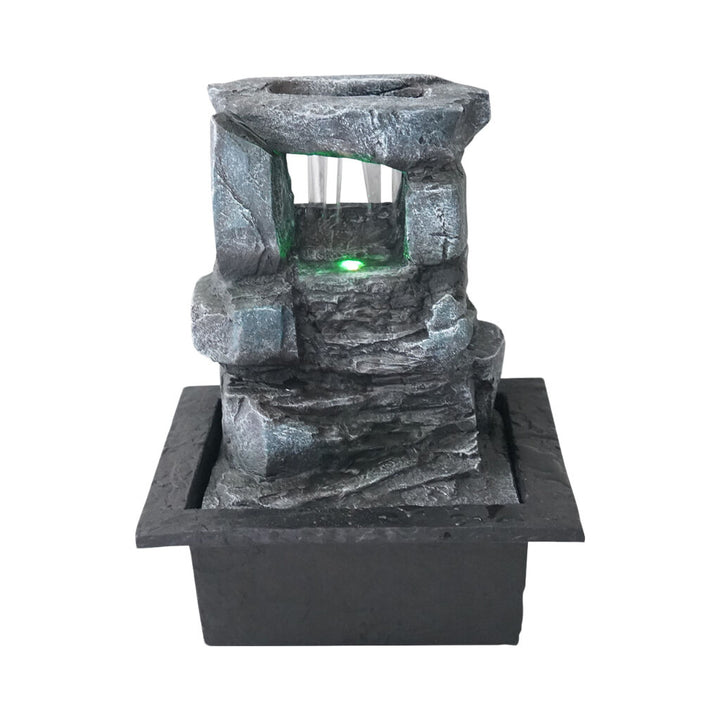 Willow &amp; Silk Water Feature Fountain Raining Slab 23x20x28cm