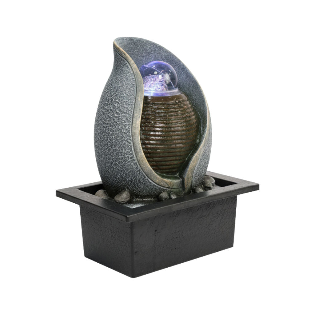 Willow &amp; Silk Water Feature Fountain Sprout Overflow 21x18x25cm