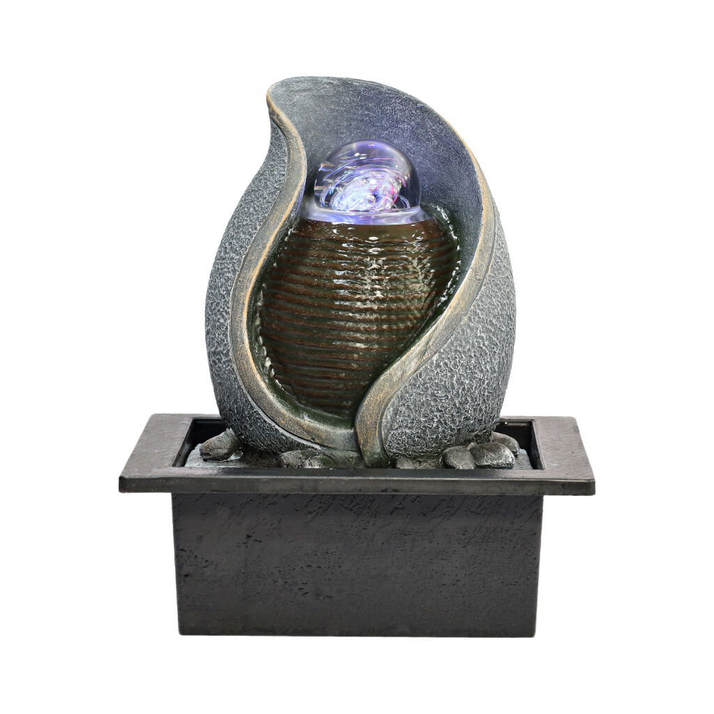 Willow &amp; Silk Water Feature Fountain Sprout Overflow 21x18x25cm