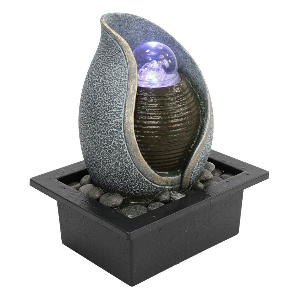 Willow &amp; Silk Water Feature Fountain Sprout Overflow 21x18x25cm
