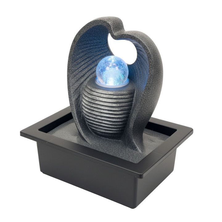 Willow &amp; Silk Water Feature Fountain Water Love Heart 23x18x26cm