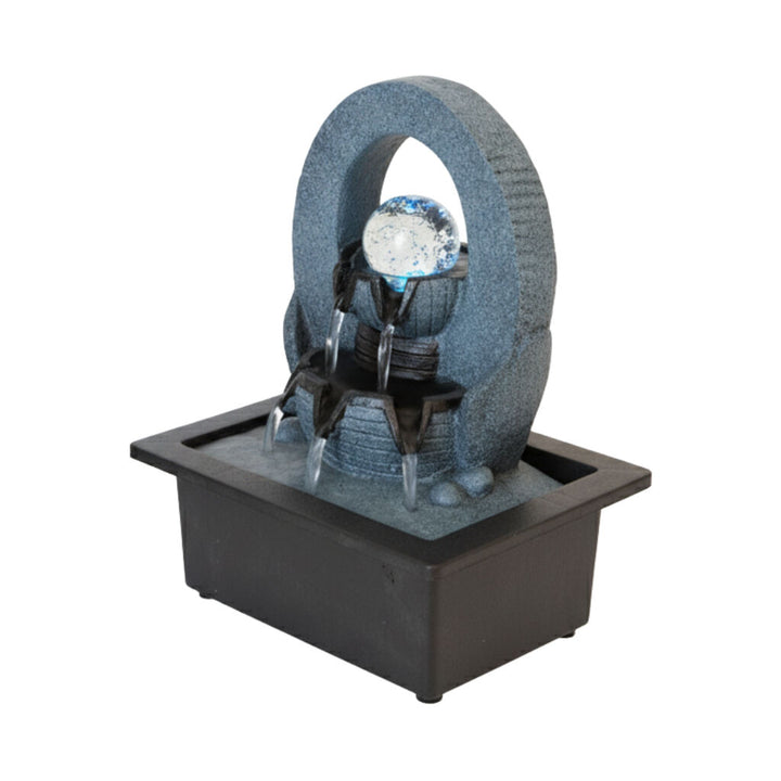 Willow &amp; Silk Water Feature Fountain Oval Drift 23x18x26cm