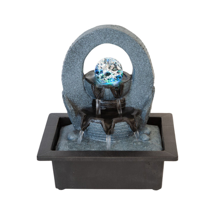 Willow &amp; Silk Water Feature Fountain Oval Drift 23x18x26cm