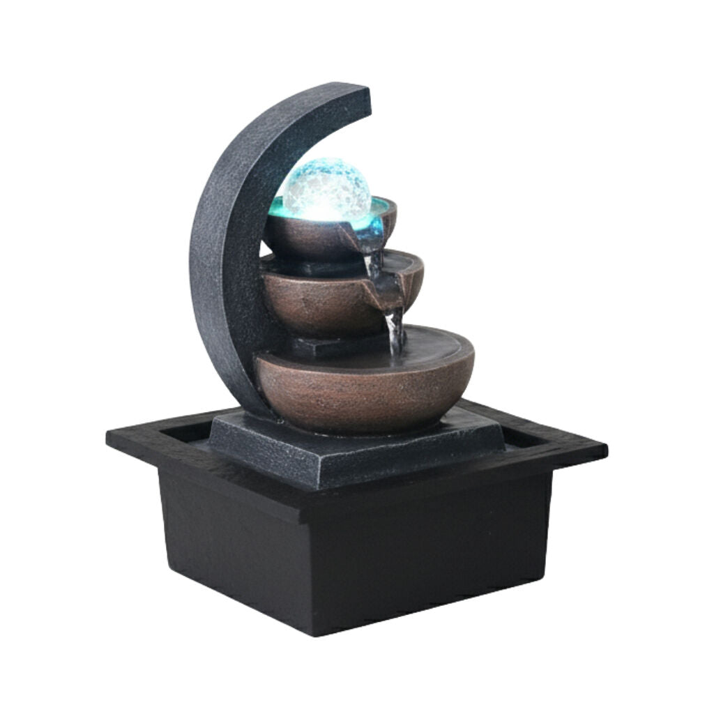 Willow &amp; Silk Water Feature Fountain Arc Pots 23x20x28cm