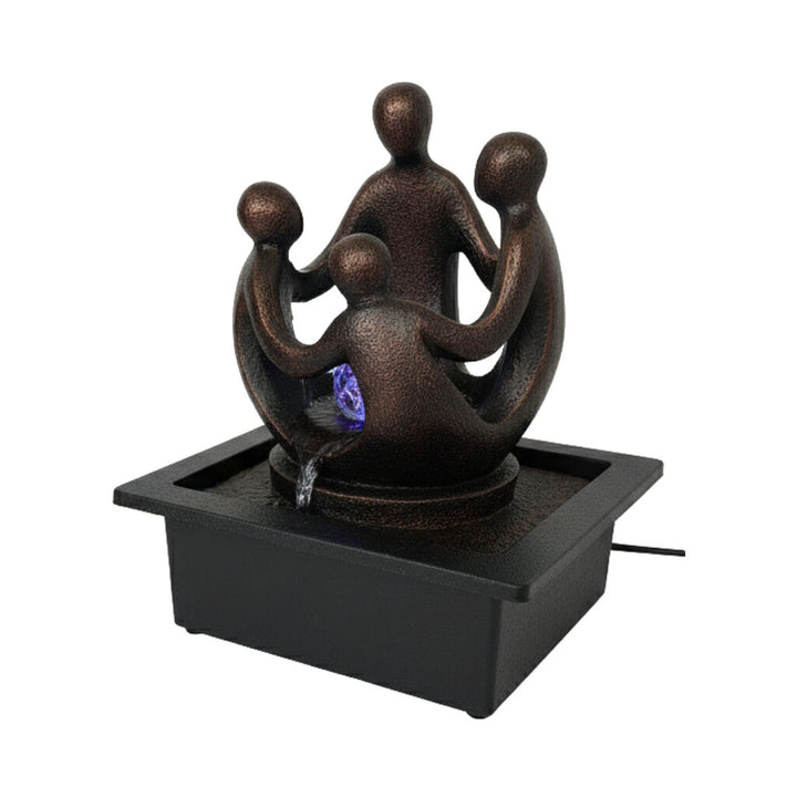 Willow &amp; Silk Water Feature Fountain Family Bliss 23x18x28cm