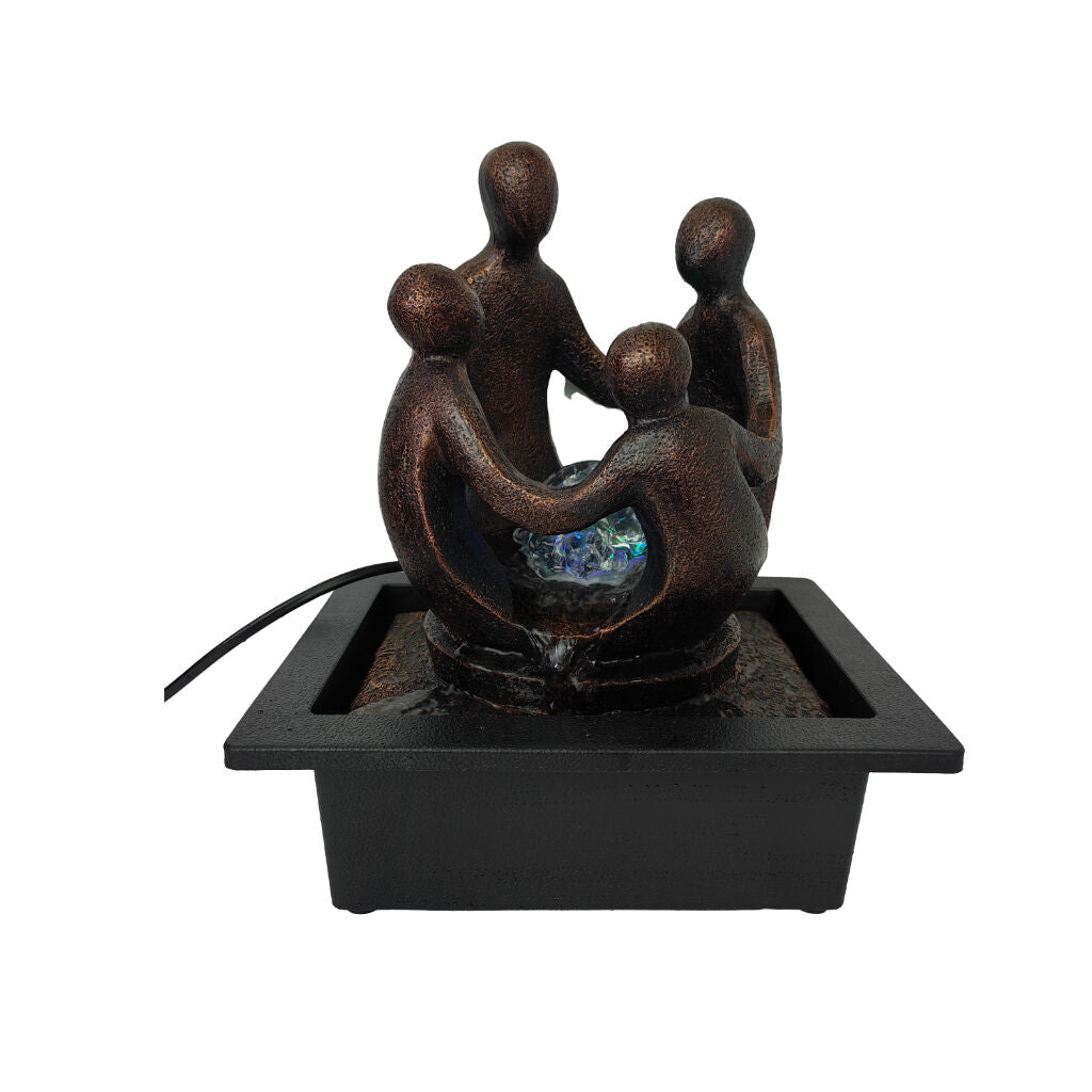Willow &amp; Silk Water Feature Fountain Family Bliss 23x18x28cm