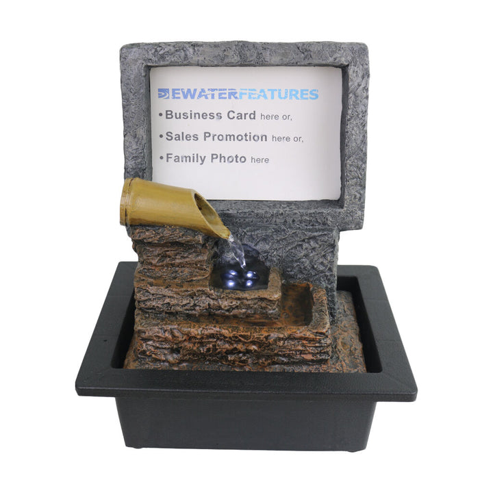 Willow &amp; Silk Water Feature Fountain Water Frame 23x18x27cm